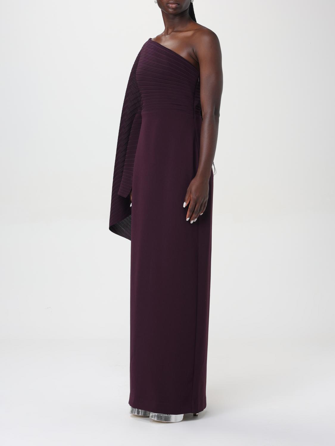 SOLACE LONDON 드레스: 드레스 여성 Solace London, 플럼 - Img 3