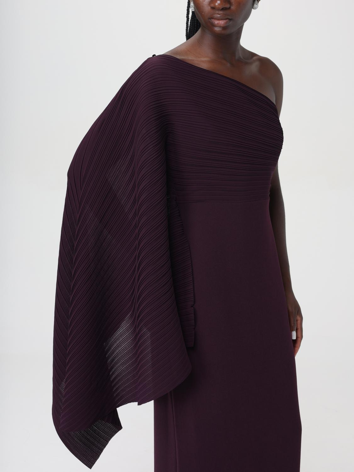 ワンピース SOLACE LONDON Woman Dress Plum OS38035 PLUM Solace London Outlet: Dress woman - Plum | Solace London