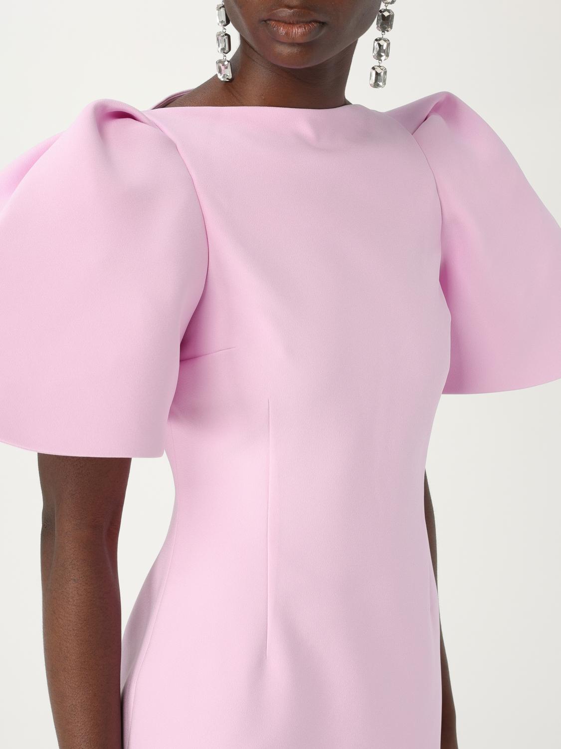 SOLACE LONDON: Dress woman - Blush Pink | Solace London