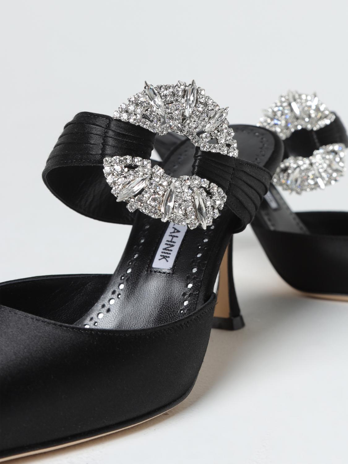 Manolo Blahnik シューズ レディース - ブラック | 4231663 | GIGLIO.COM