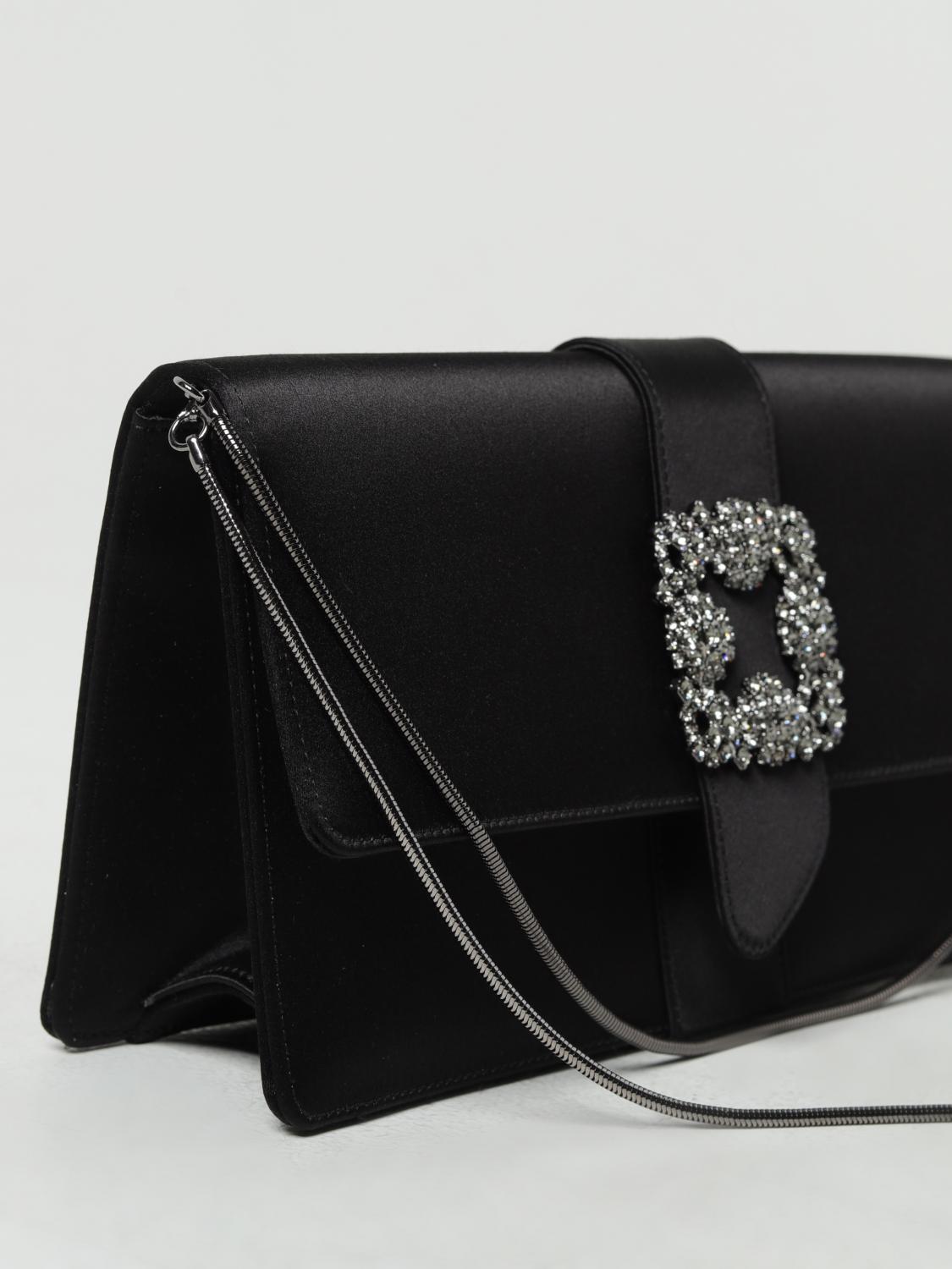 Manolo Blahnik Shoulder bag woman - Black | 9XX0792 | GIGLIO.COM