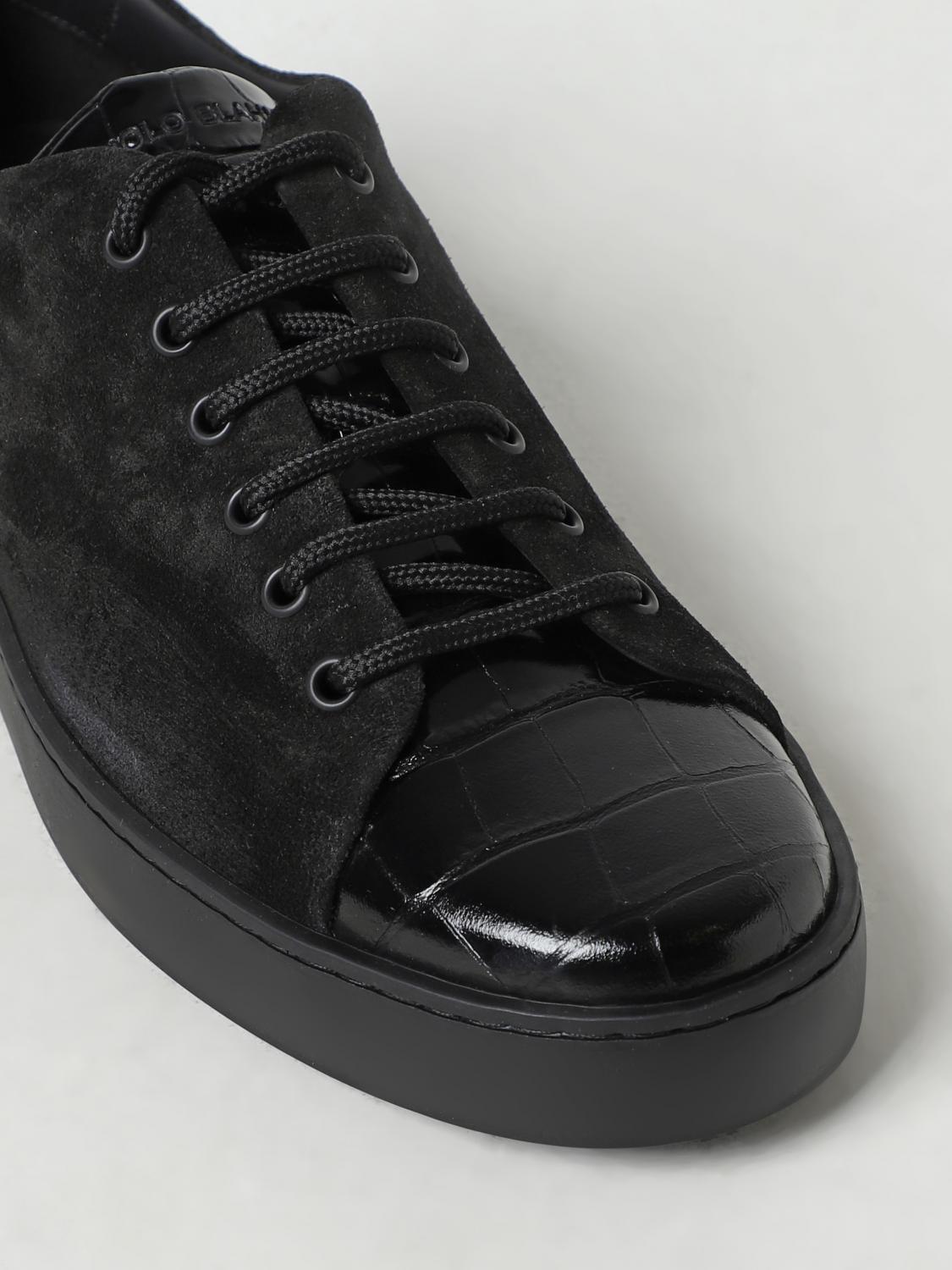 MANOLO BLAHNIK SNEAKERS: Sneakers herren Manolo Blahnik, Schwarz - Img 4