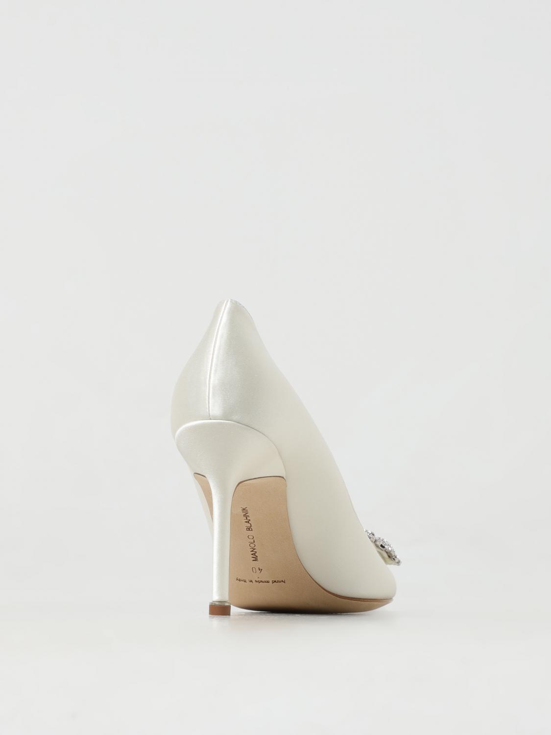 Manolo Blahnik Shoes woman - Ivory | 9XX0317 | GIGLIO.COM