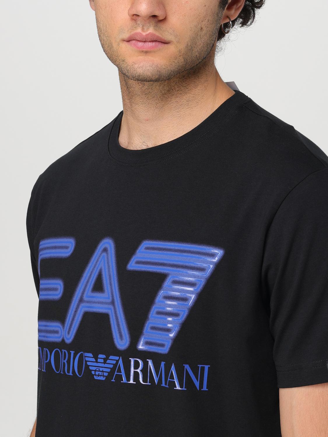 EA7 CAMISETA: Camiseta hombre Ea7, Negro 1 - Img 4