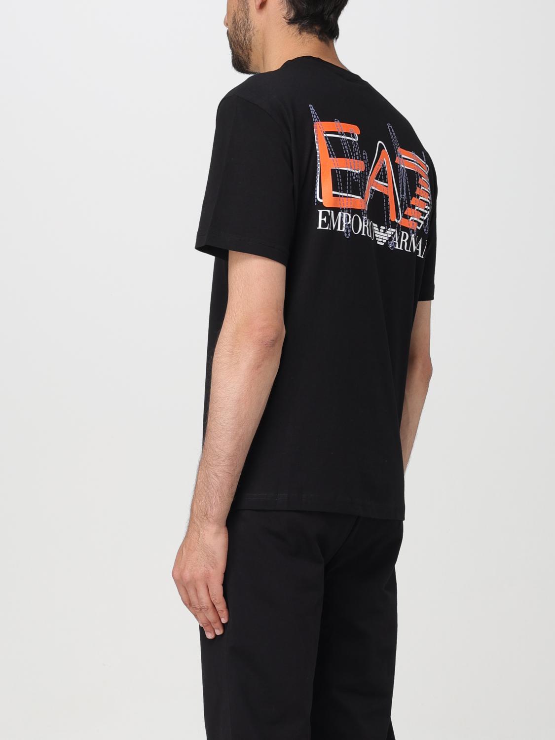 EA7 T-SHIRT: T-shirt EA7 in jersey con logo, Nero - Img 2