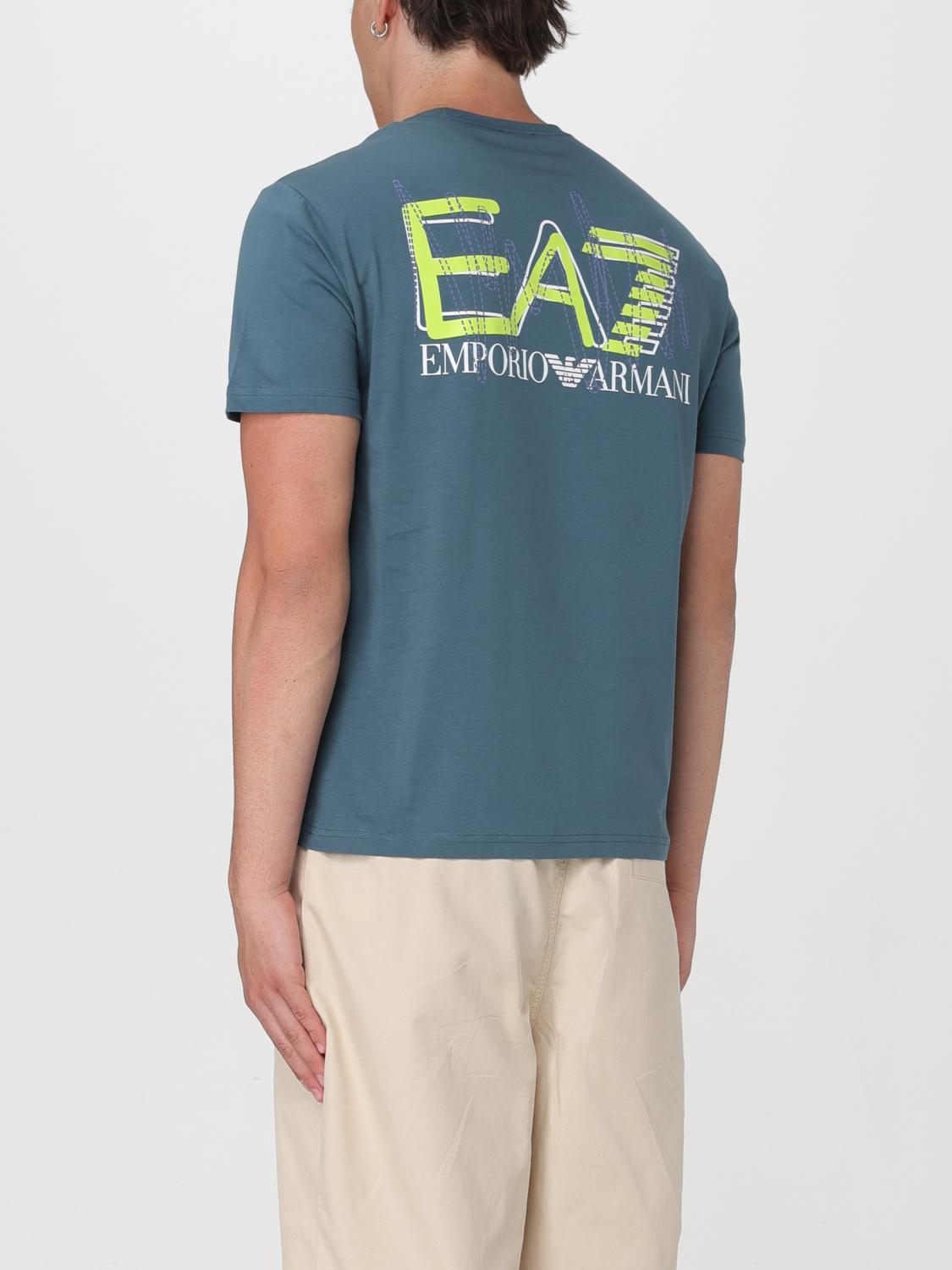 EA7 T-SHIRT: T-shirt men Ea7, Green - Img 2