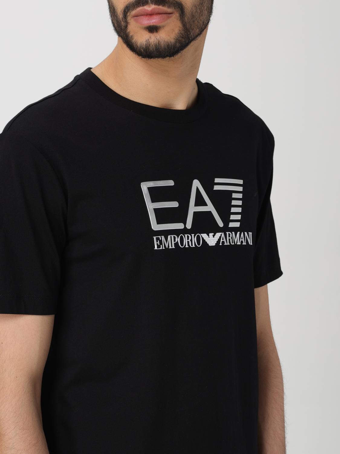 EA7 CAMISETA: Camiseta hombre Ea7, Negro - Img 3