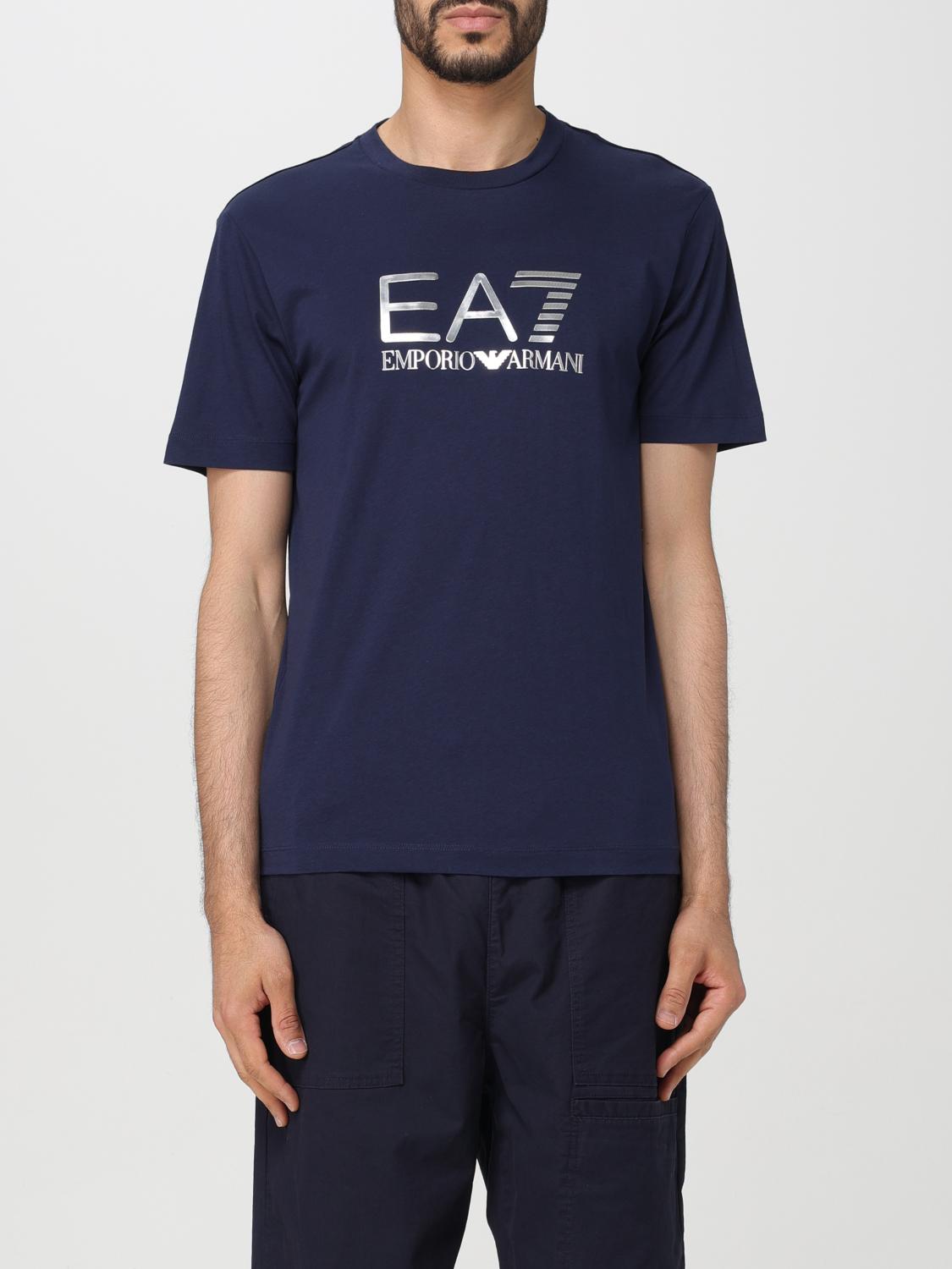 EA7 CAMISETA: Camiseta hombre Ea7, Azul Oscuro - Img 1