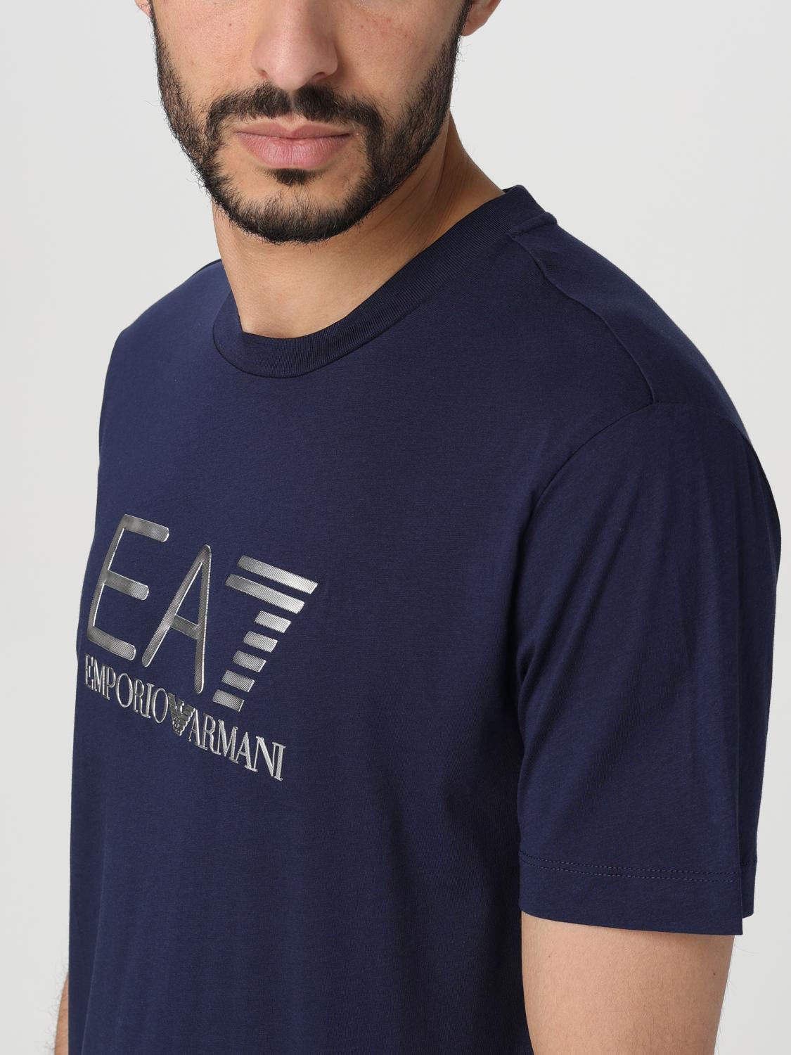 EA7 CAMISETA: Camiseta hombre Ea7, Azul Oscuro - Img 3