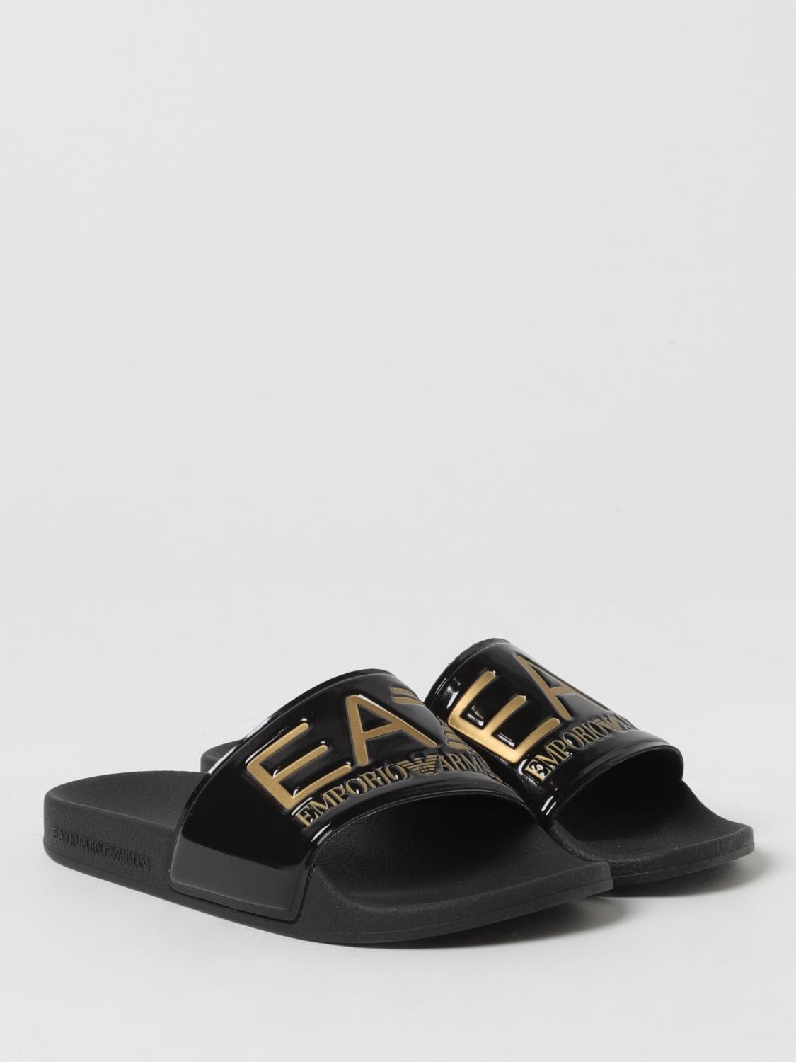 EA7 CHAUSSURES: Chaussures enfant Ea7, Noir - Img 2