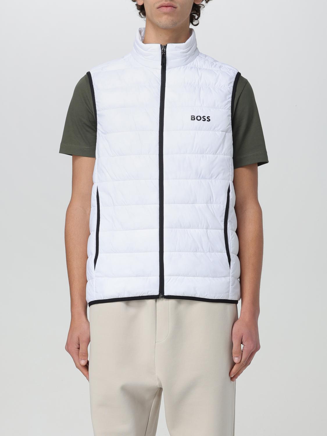 BOSS GILET: Gilet uomo Boss, Bianco - Img 1