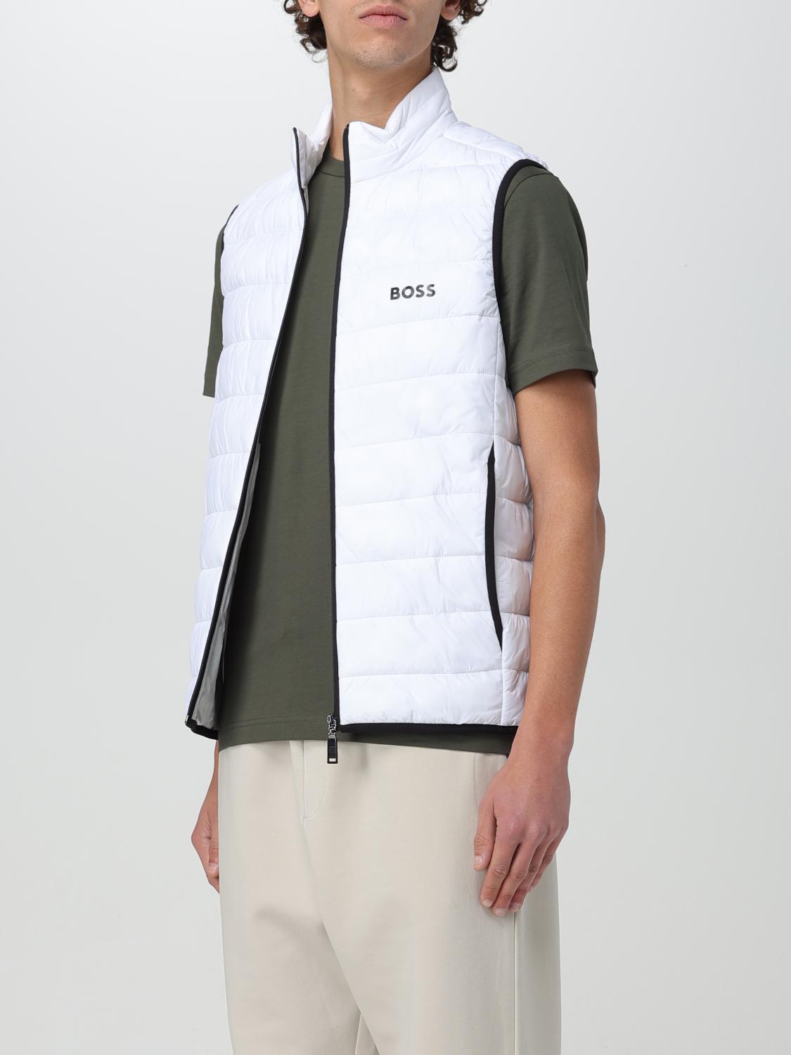 BOSS GILET: Gilet uomo Boss, Bianco - Img 3
