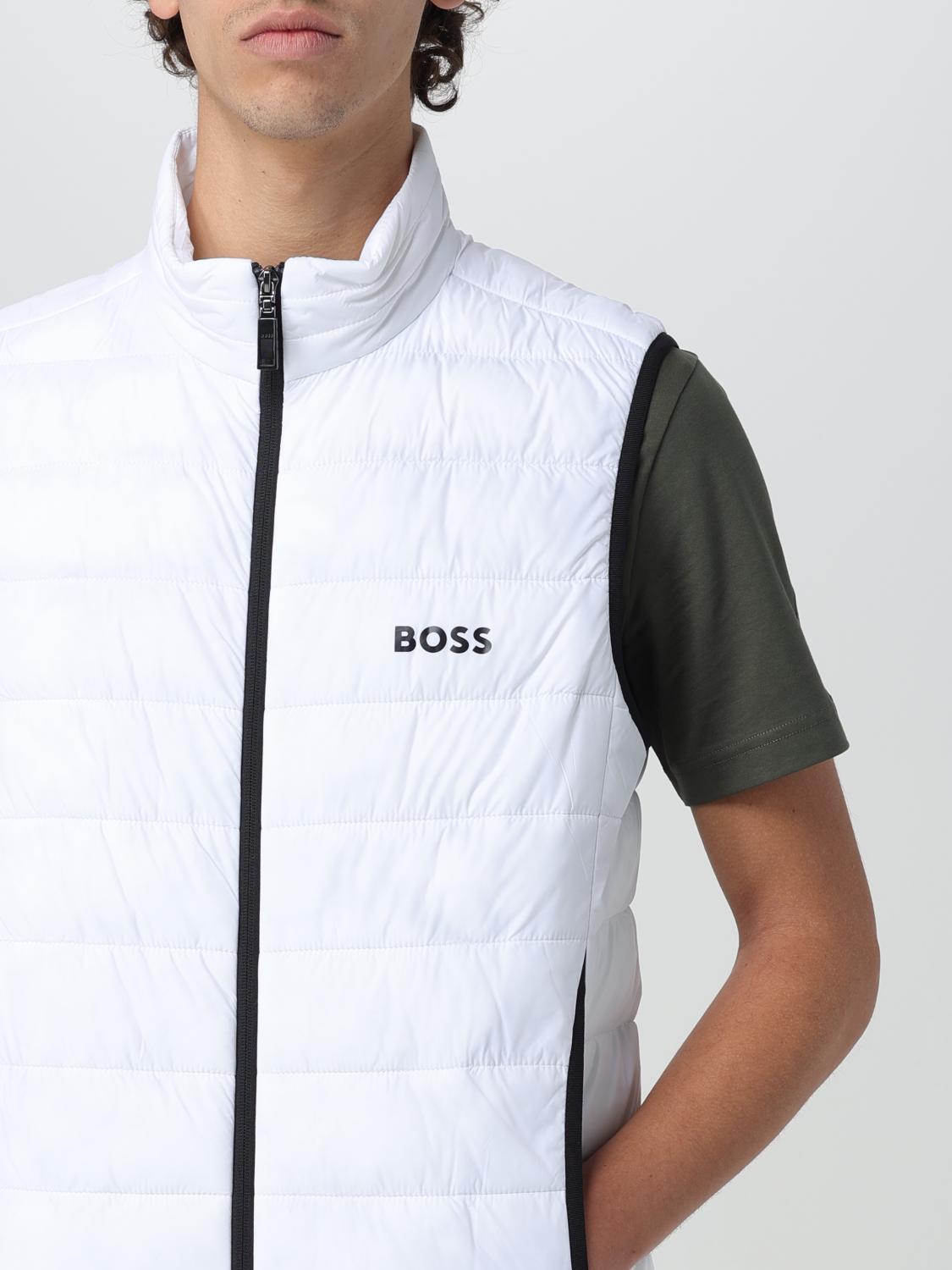 BOSS GILET: Gilet uomo Boss, Bianco - Img 4