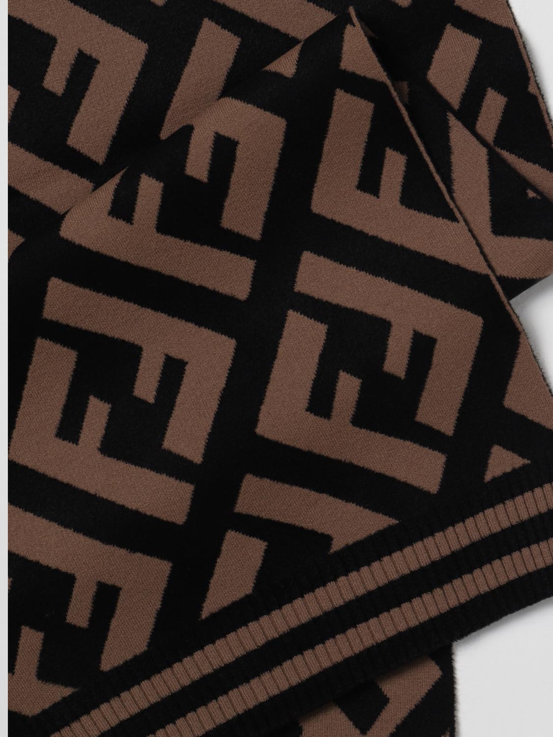 FENDI ÉCHARPE: écharpe femme Fendi, Chameau - Img 3