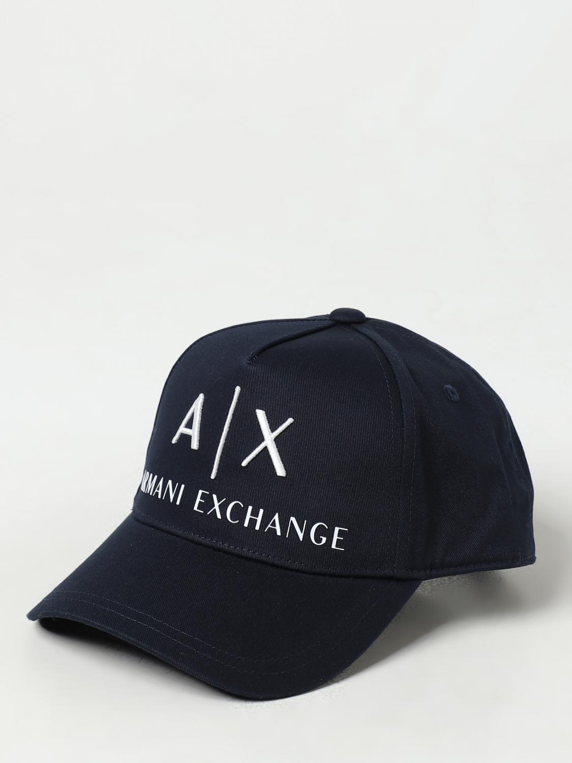 ARMANI EXCHANGE GORRO: Gorro hombre Armani Exchange, Azul Oscuro - Img 1