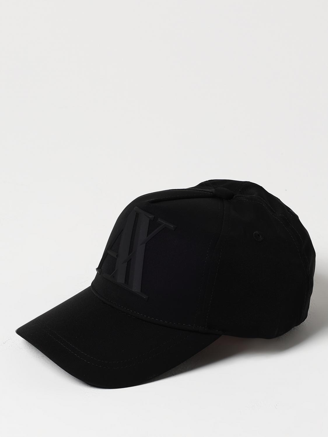ARMANI EXCHANGE CAPPELLO: Cappello Armani Exchange in velluto , Nero - Img 1