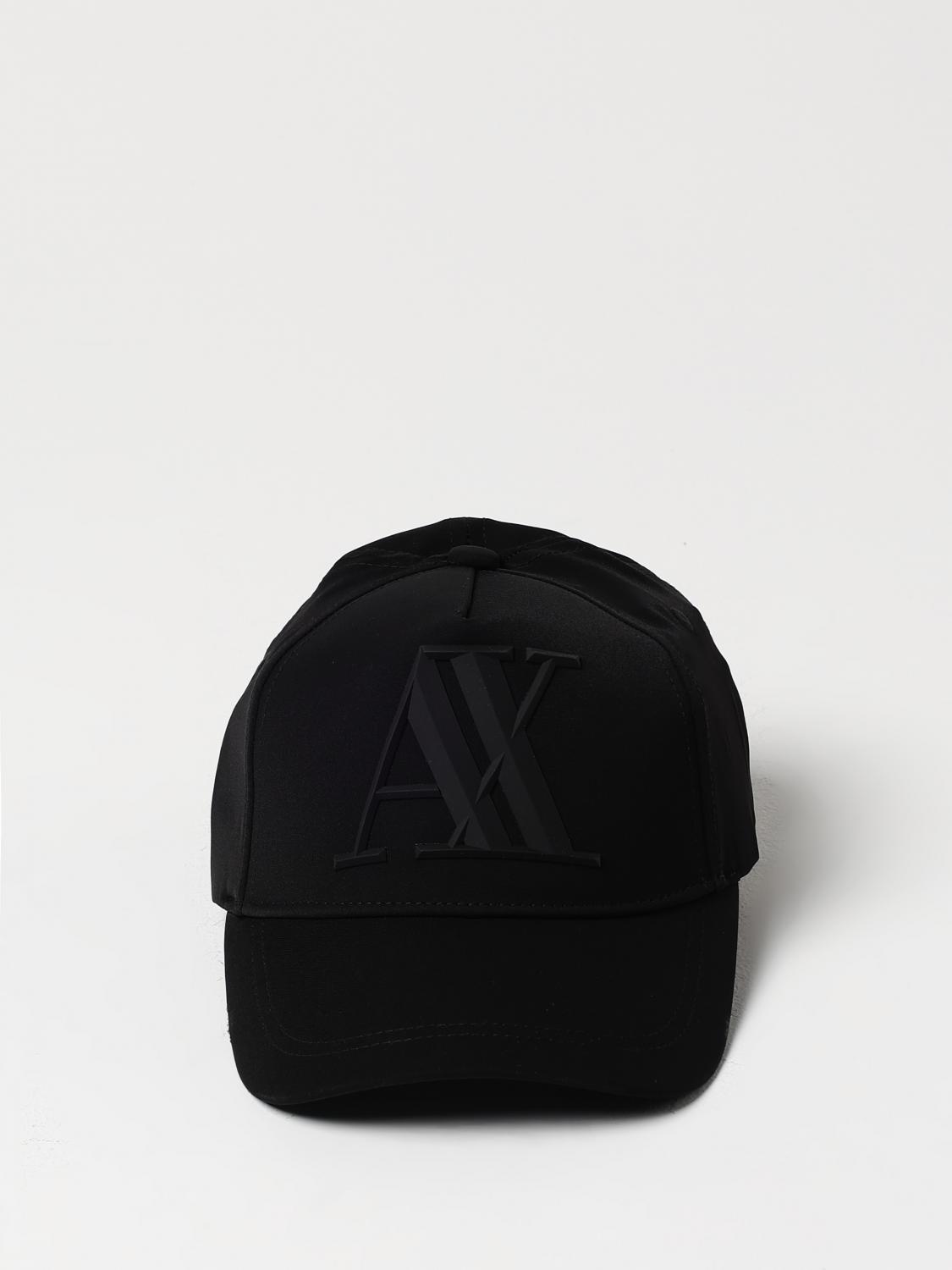 ARMANI EXCHANGE CAPPELLO: Cappello Armani Exchange in velluto , Nero - Img 2
