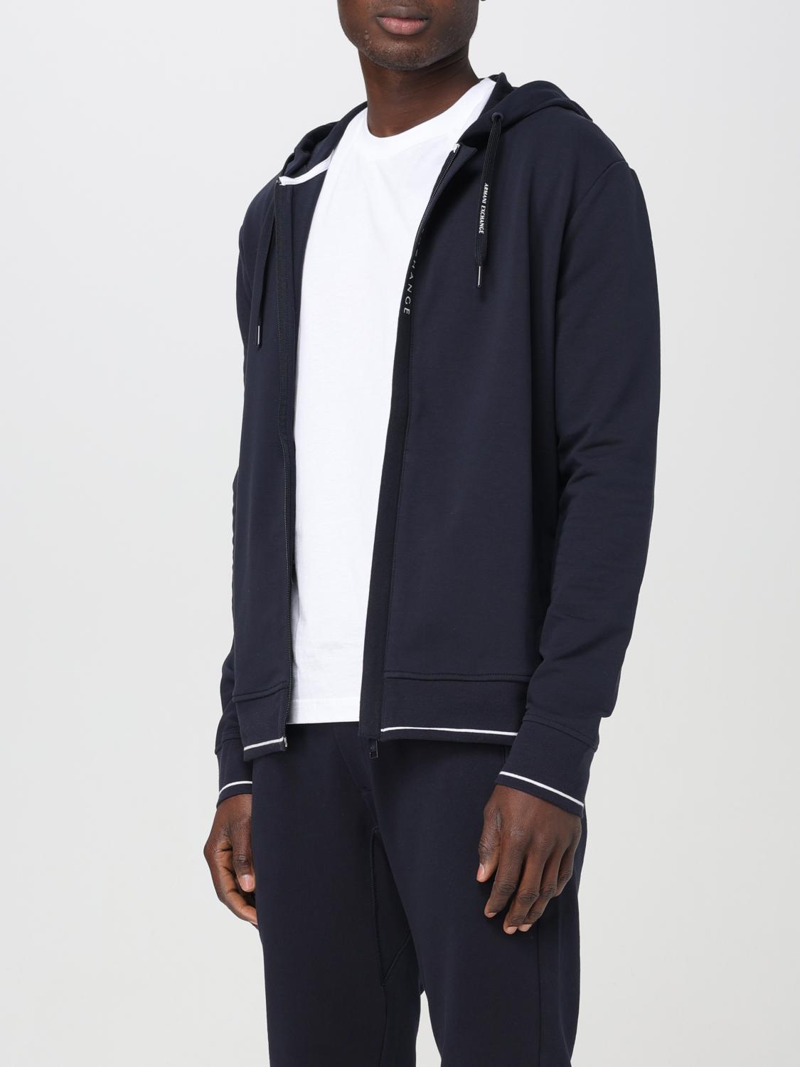 Armani Exchange Sweatshirt men - Blue | 8NZM82ZJH3Z | GIGLIO.COM