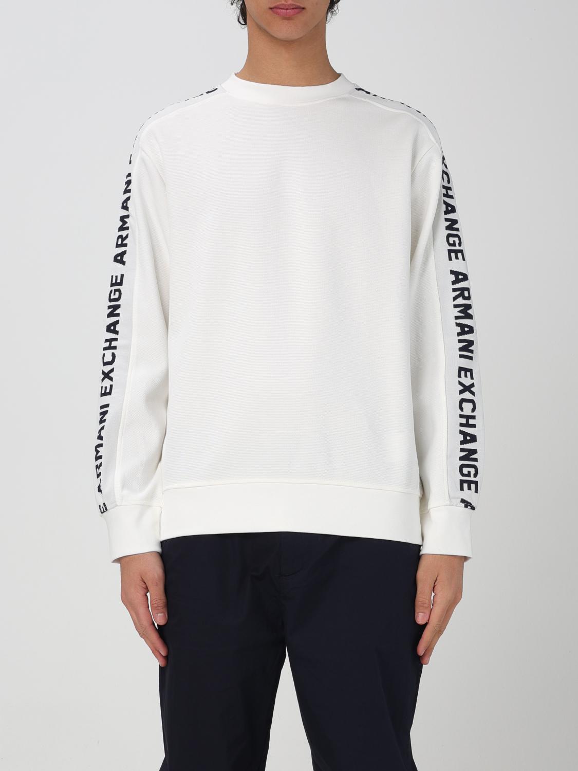 Armani Exchange Sweatshirt men - White | 3DZMLAZJLGZ | GIGLIO.COM