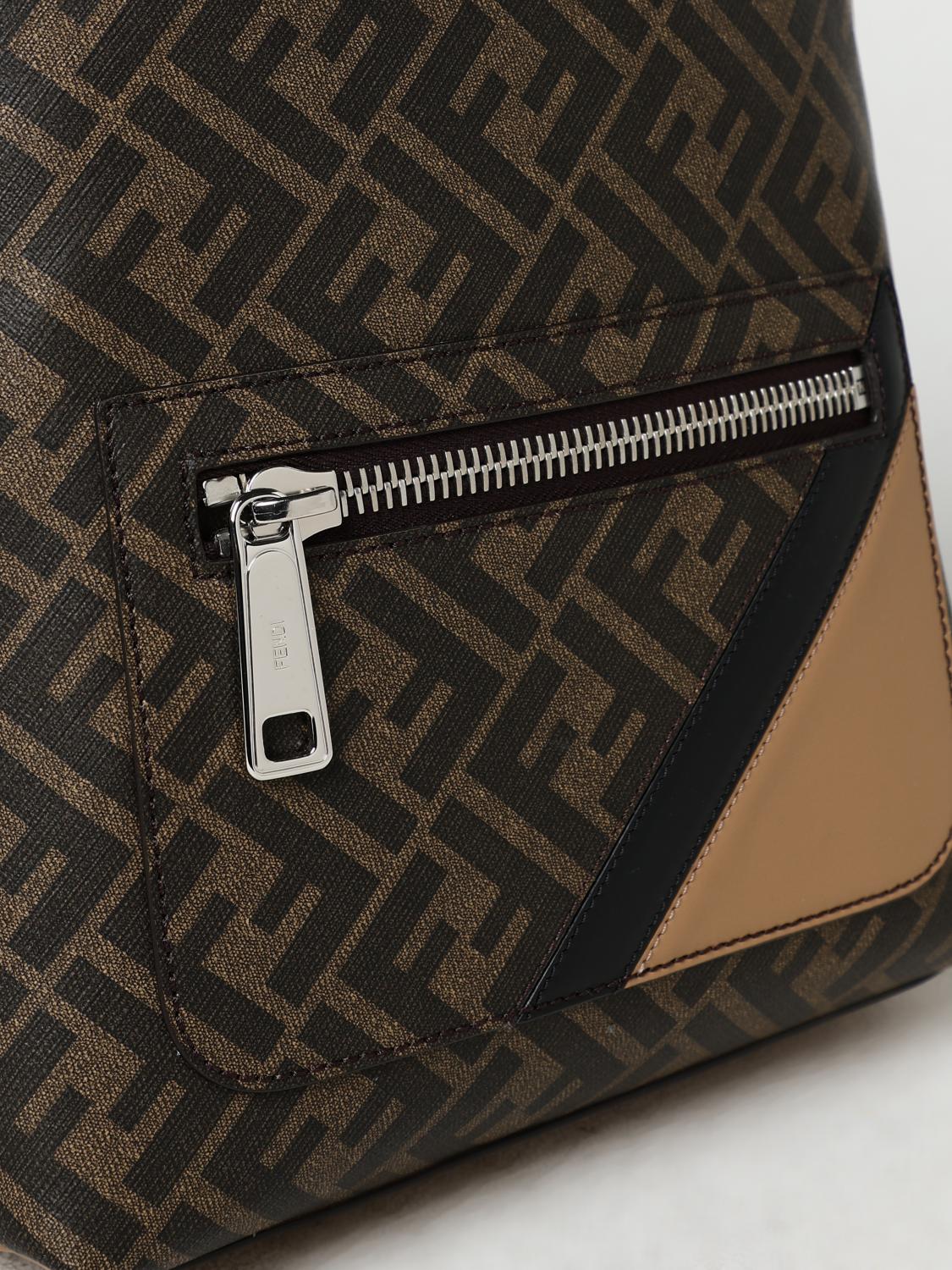 FENDI BACKPACK: Bags men Fendi, Tobacco - Img 4