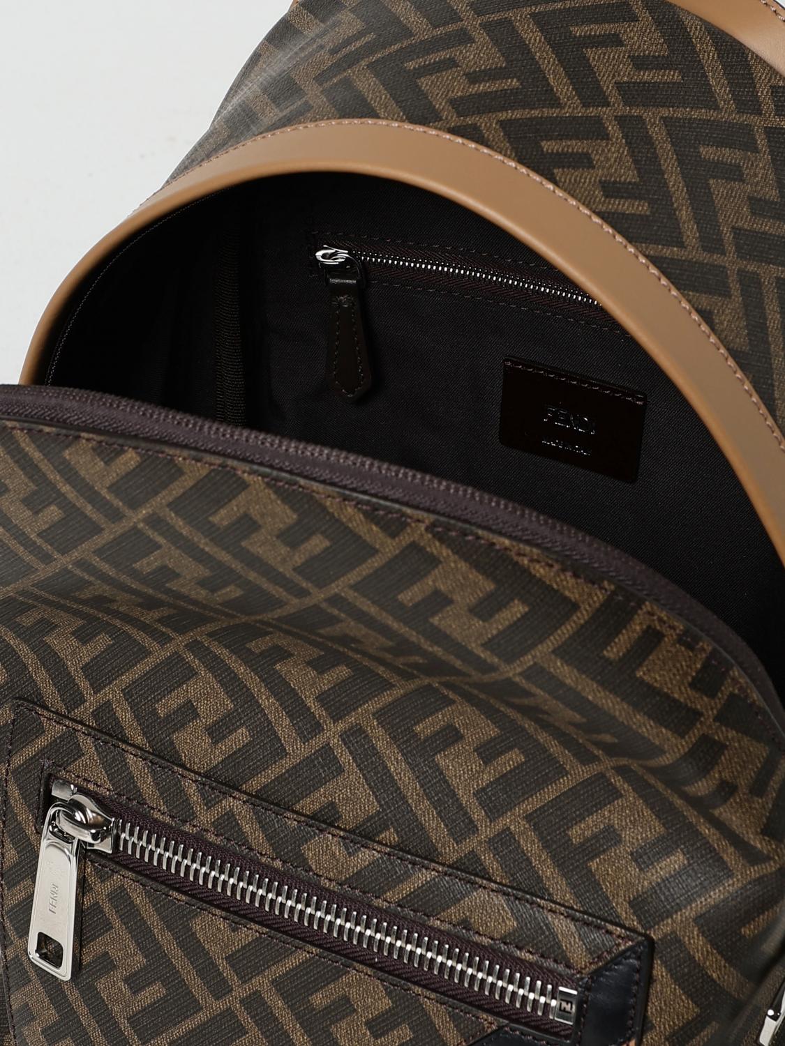 FENDI BACKPACK: Bags men Fendi, Tobacco - Img 5
