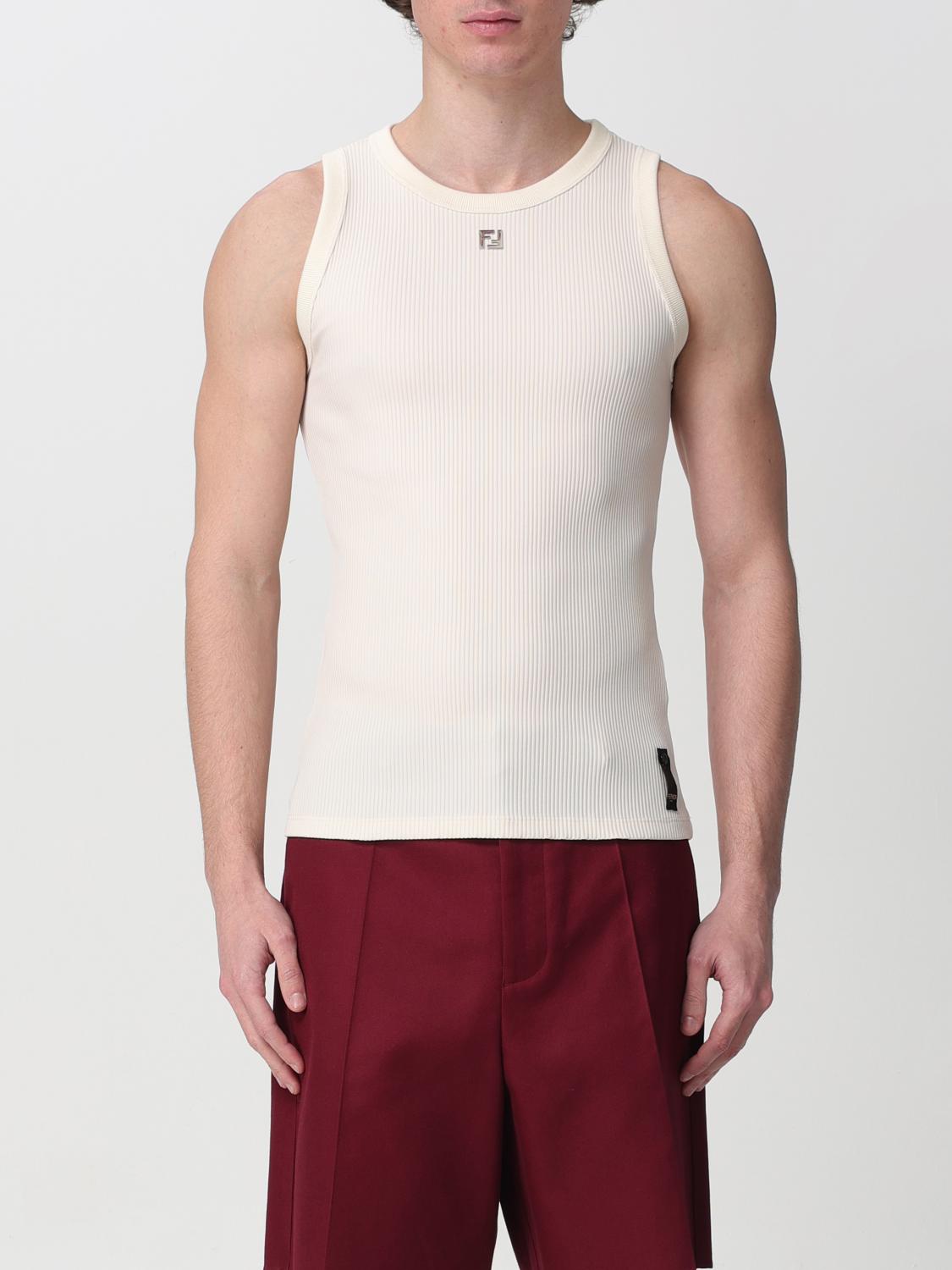 Fendi T-shirt men - White | FY1297AR6S | GIGLIO.COM