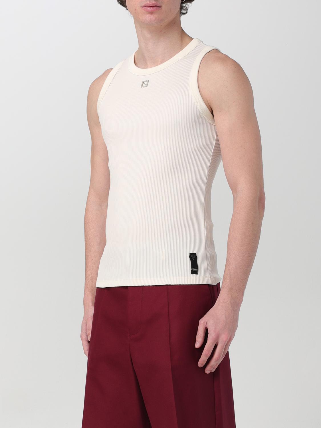 Fendi T-shirt men - White | FY1297AR6S | GIGLIO.COM