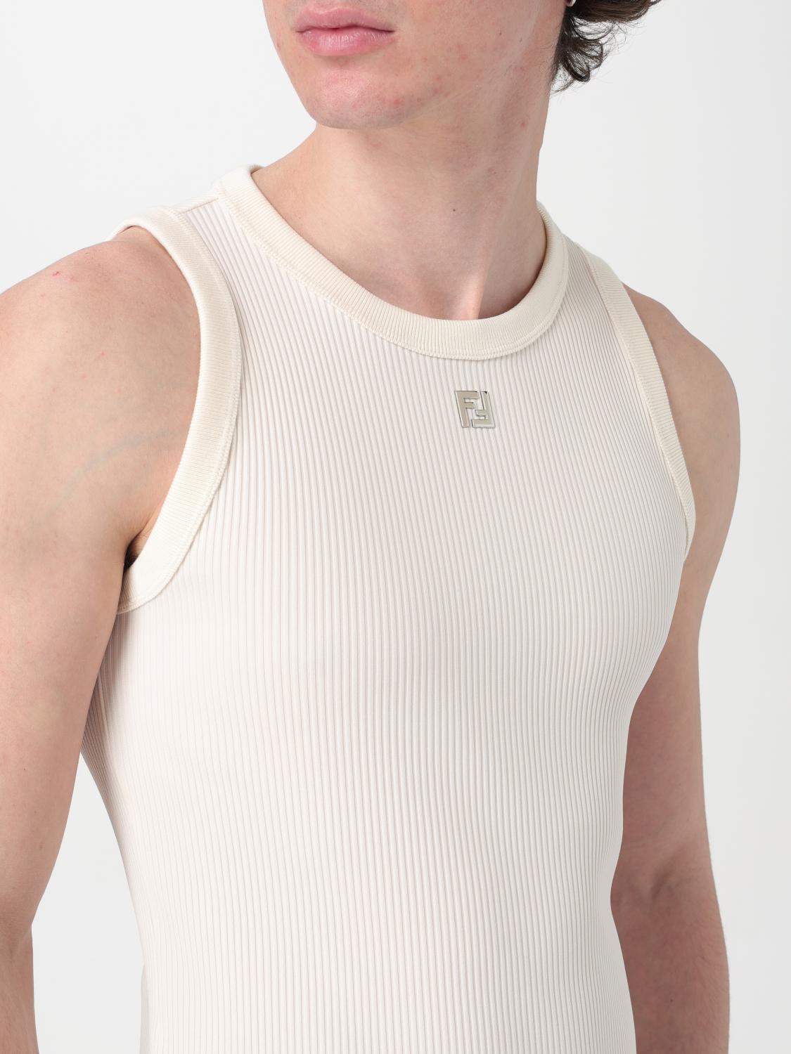 Fendi Tシャツ メンズ - ホワイト | FY1297AR6S | GIGLIO.COM