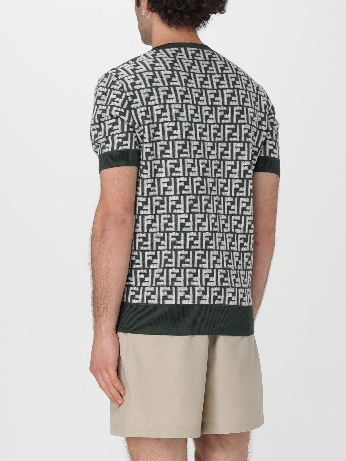 FENDI PULLOVER: Pullover herren Fendi, Grün - Img 3