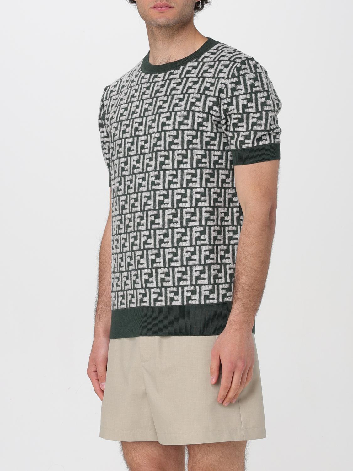 FENDI PULLOVER: Pullover herren Fendi, Grün - Img 4