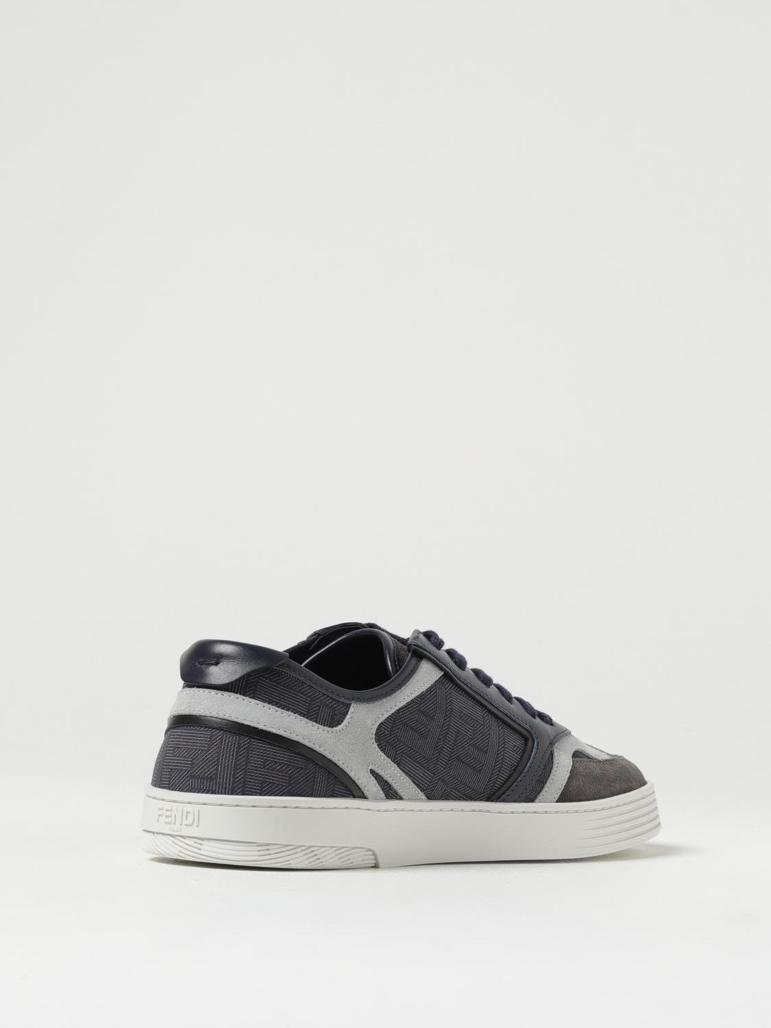 FENDI TRAINERS: Trainers men Fendi, Blue - Img 3