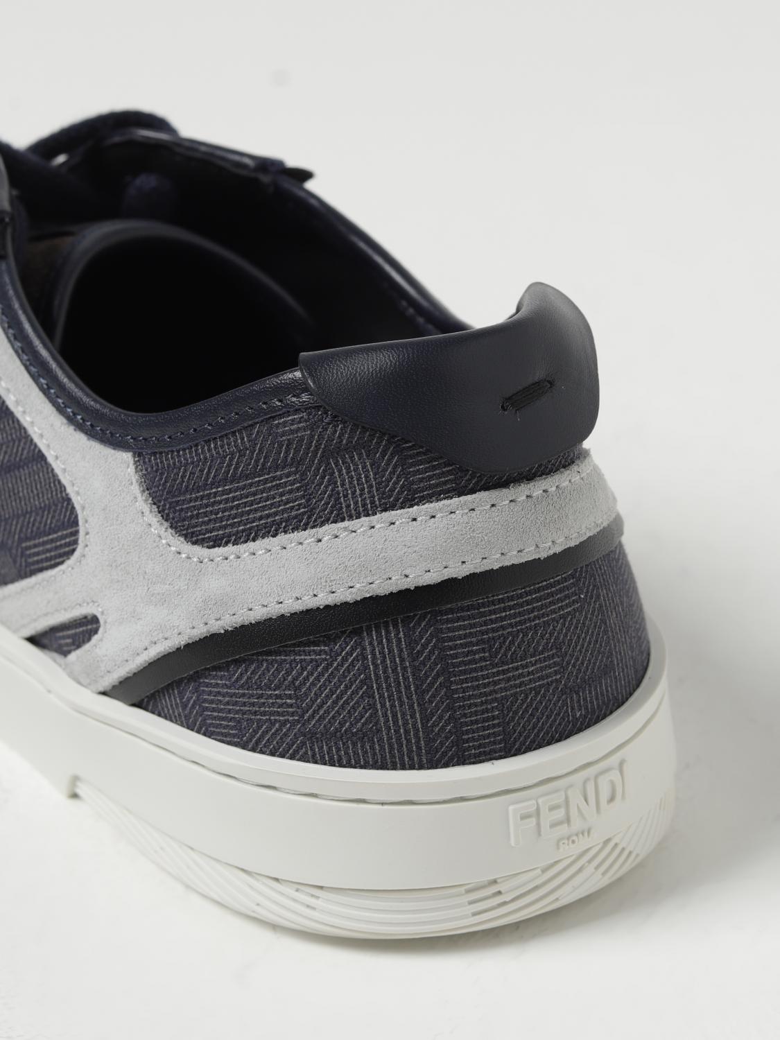 FENDI TRAINERS: Trainers men Fendi, Blue - Img 4