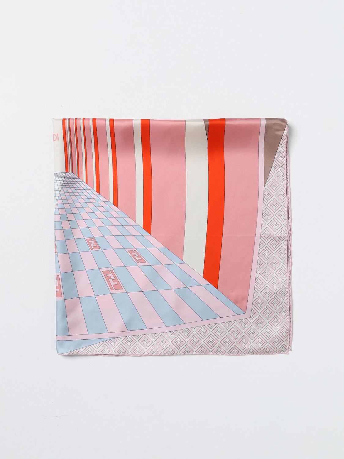スカーフ FENDI Woman Neck scarf Orange FXT091 AUMD F1N50 FENDI: Neck scarf woman - Orange | Fendi neck scarf FXT091