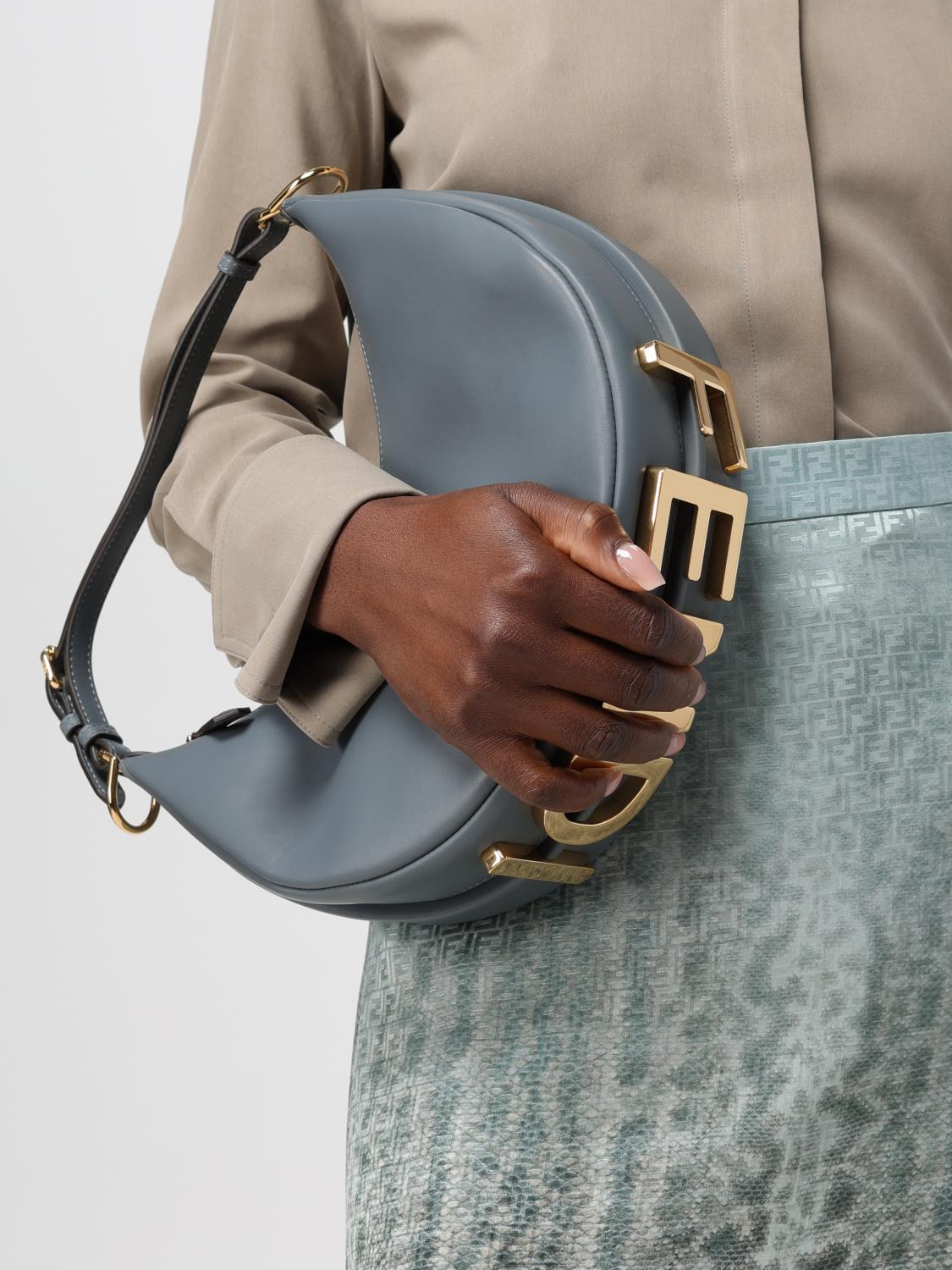 FENDI BOLSO DE HOMBRO: Bolso de hombro mujer Fendi, Negro 1 - Img 2