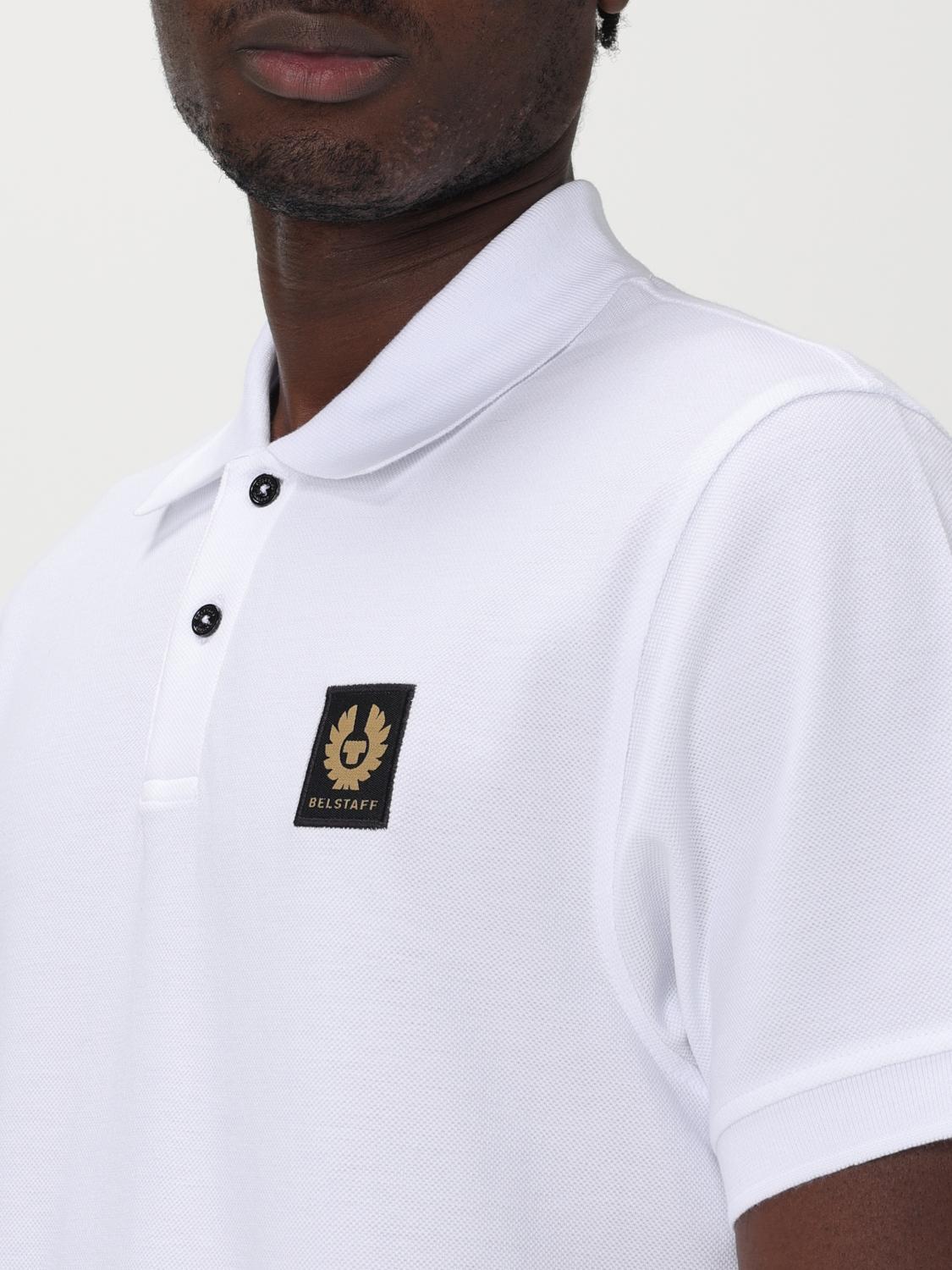 ポロシャツ BELSTAFF Men Polo Shirts 101516 BELSTAFF POLO WHITE White BELSTAFF: Polo shirt men - White | Belstaff polo shirt
