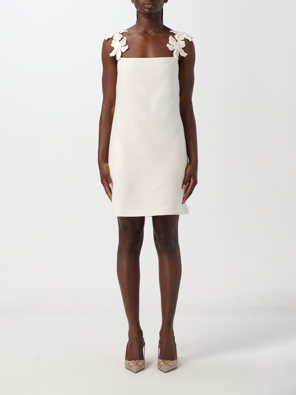 Valentino Dress woman - Ivory | 4B0VA8U01CF | GIGLIO.COM