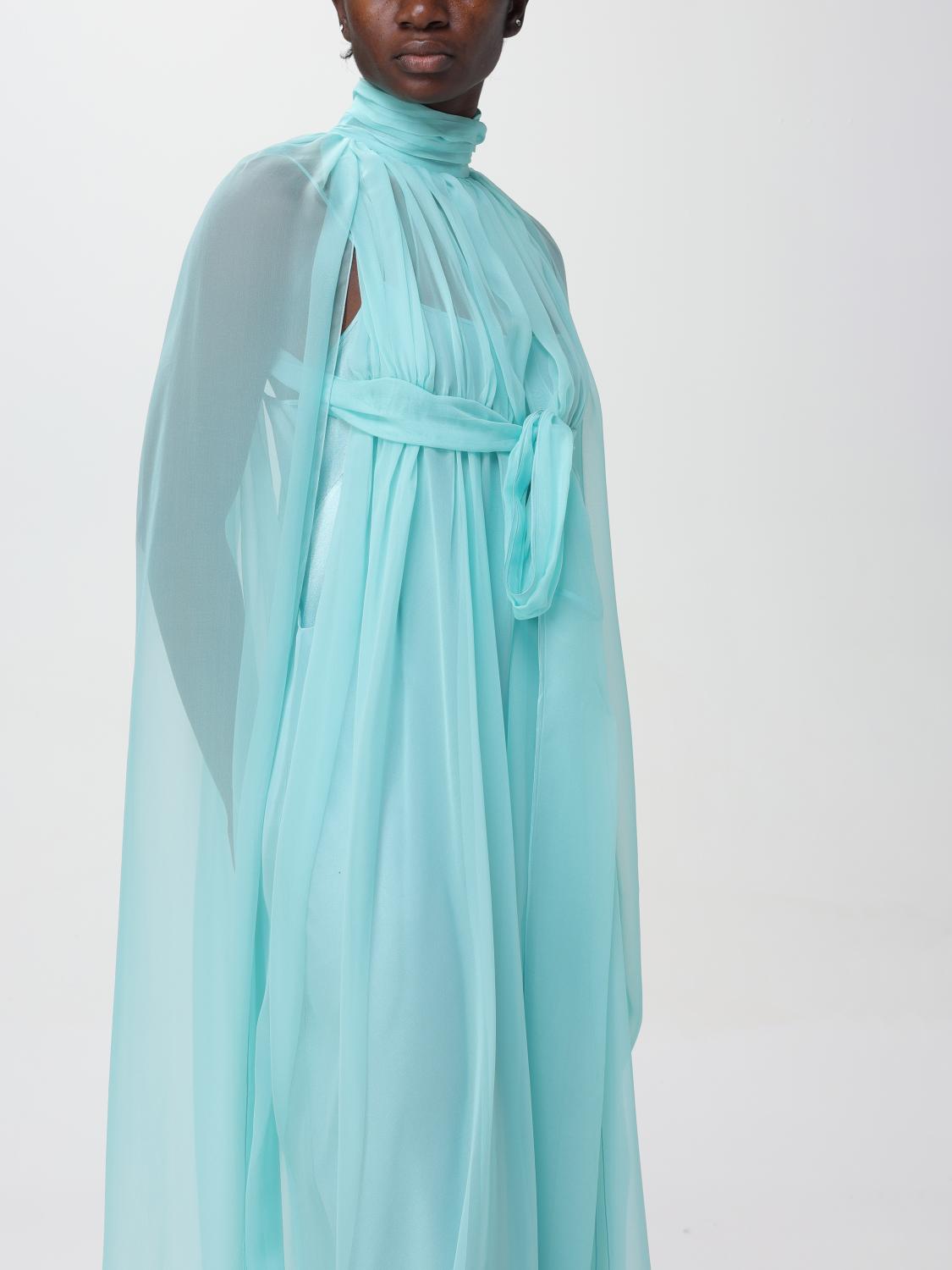 ALBERTA FERRETTI KLEID: Kleid damen Alberta Ferretti, Hellblau - Img 4