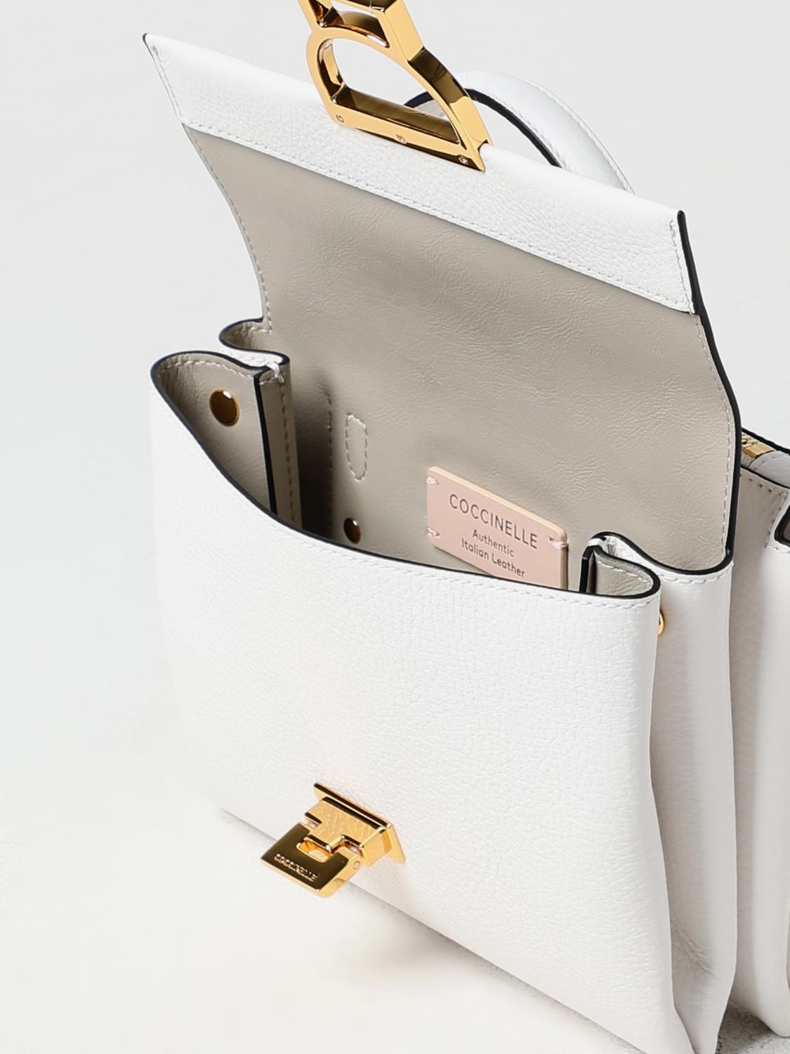 COCCINELLE MINI BAG: Shoulder bag woman Coccinelle, White - Img 3