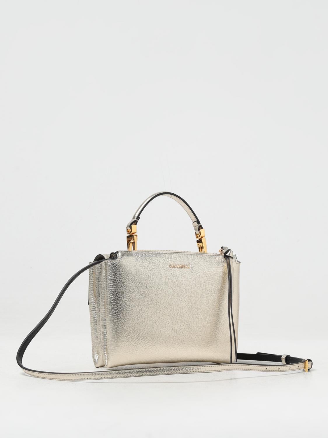 COCCINELLE MINITASCHE: Schultertasche damen Coccinelle, Gold - Img 2