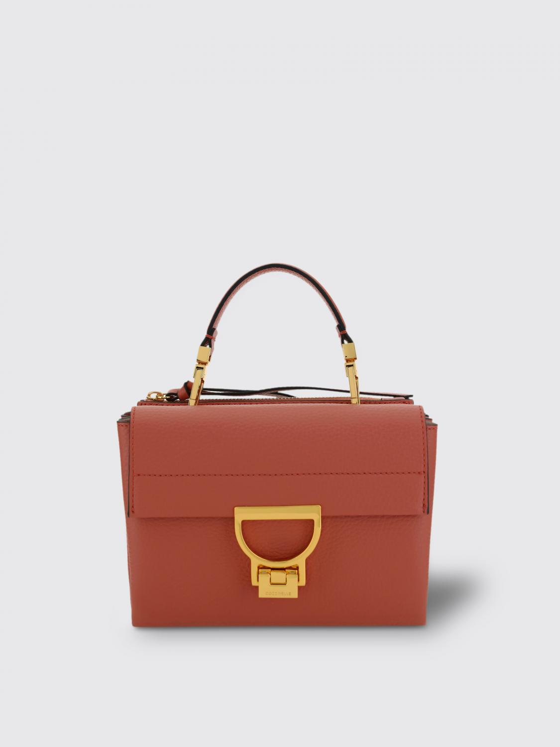 COCCINELLE MINI BAG: Shoulder bag woman Coccinelle, Brick Red - Img 1