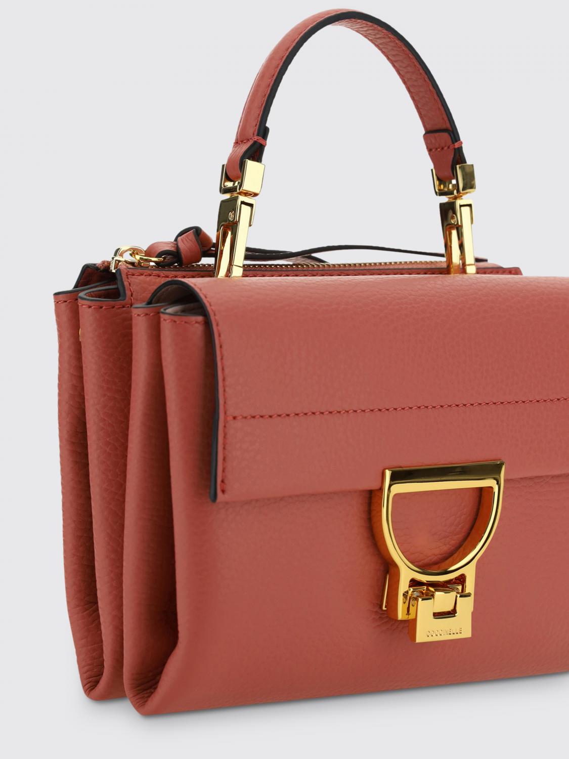 COCCINELLE MINI BAG: Shoulder bag woman Coccinelle, Brick Red - Img 3