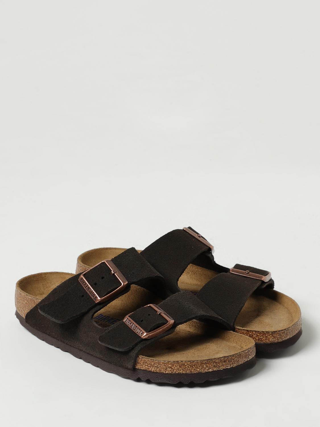 BIRKENSTOCK FLACHE SANDALEN: Schuhe damen Birkenstock, Dark - Img 2