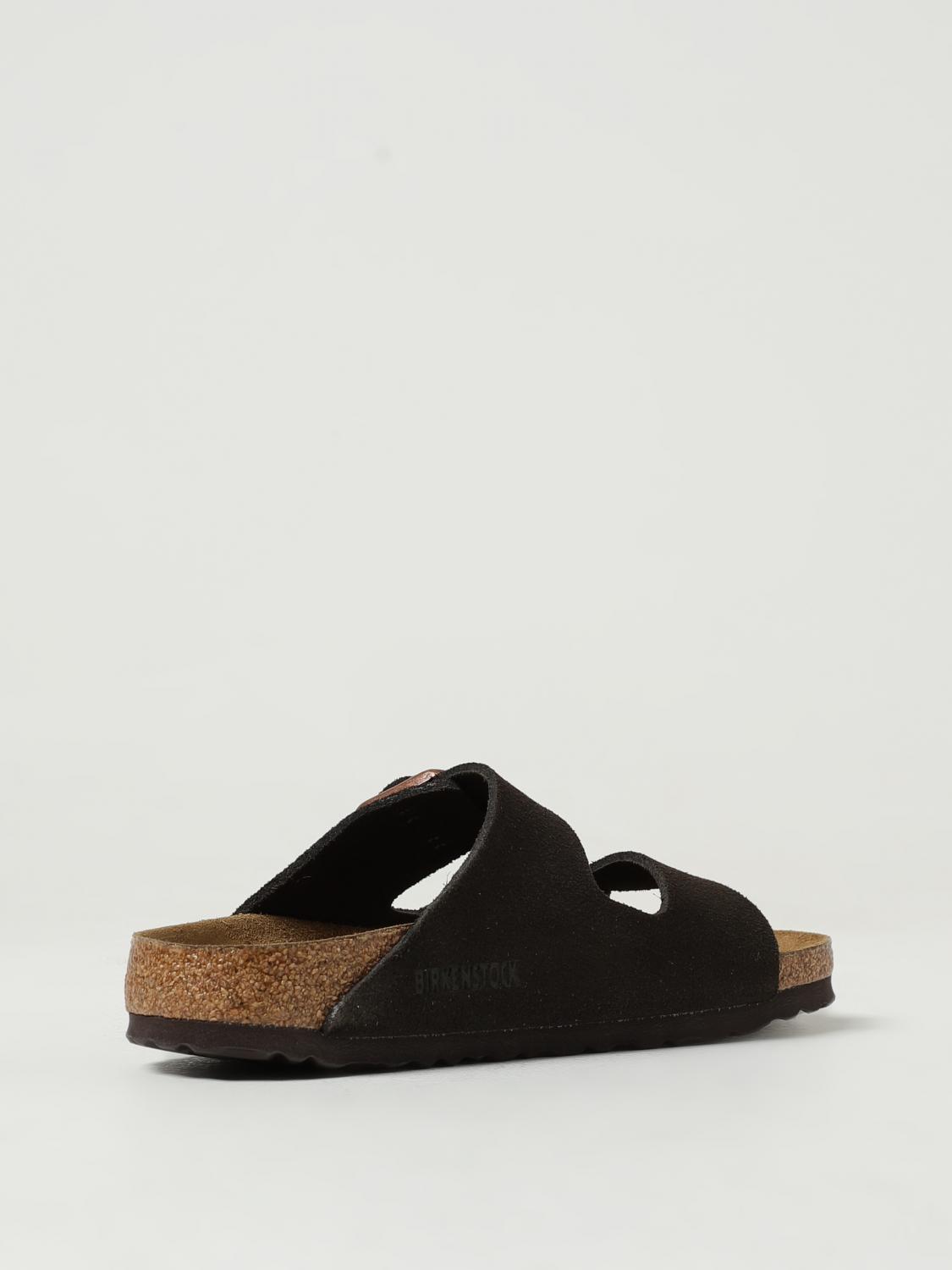 BIRKENSTOCK FLACHE SANDALEN: Schuhe damen Birkenstock, Dark - Img 3