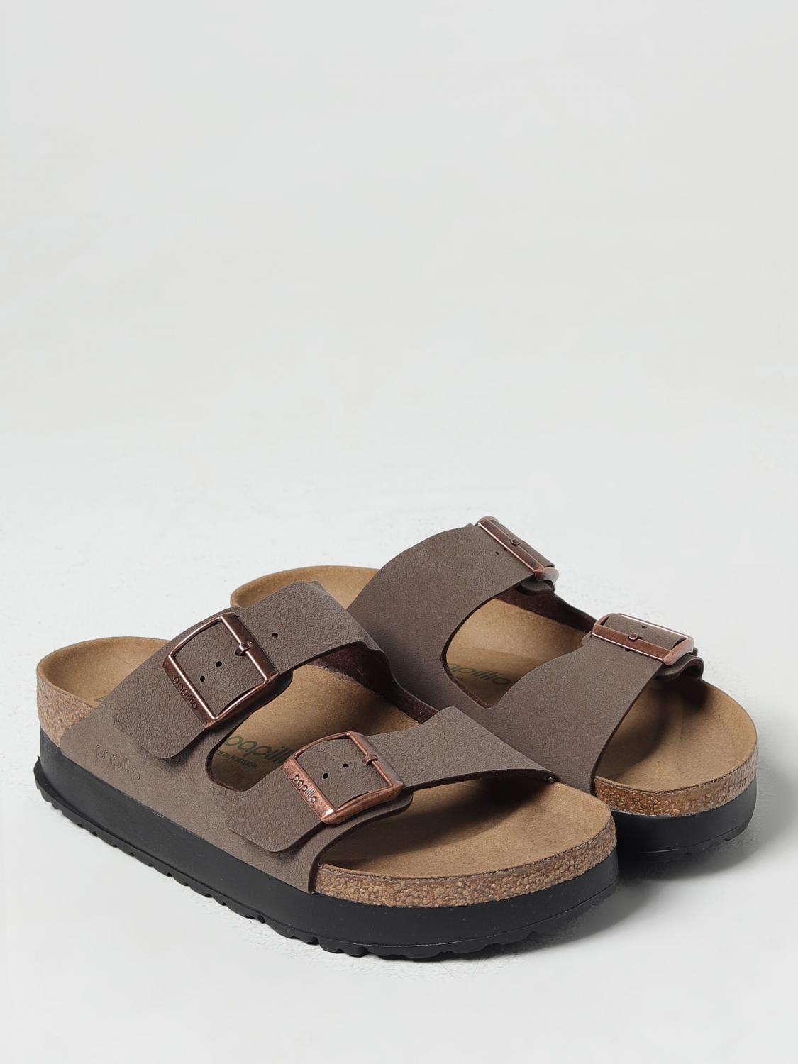 BIRKENSTOCK FLAT SANDAL: Shoes woman Birkenstock, Brown - Img 2