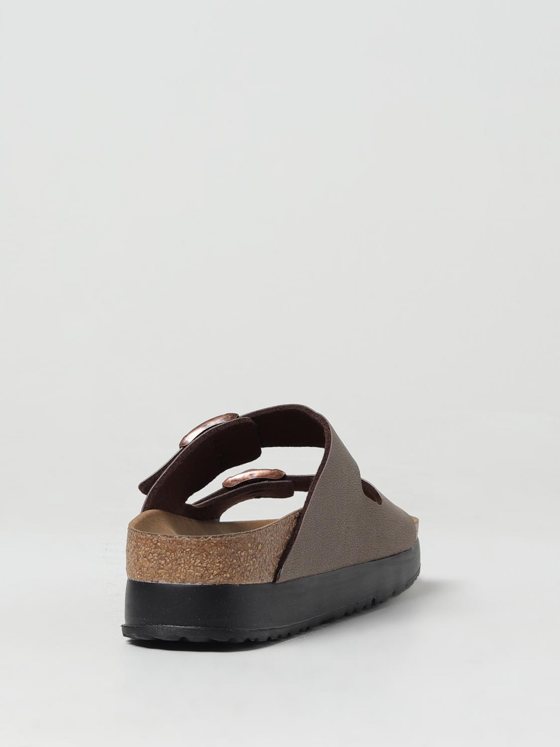 BIRKENSTOCK FLAT SANDAL: Shoes woman Birkenstock, Brown - Img 3