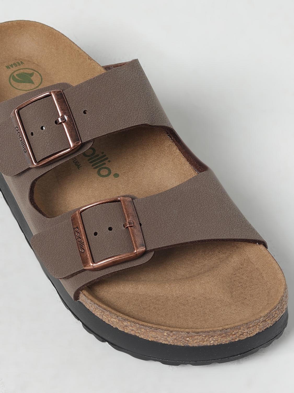 BIRKENSTOCK FLAT SANDAL: Shoes woman Birkenstock, Brown - Img 4