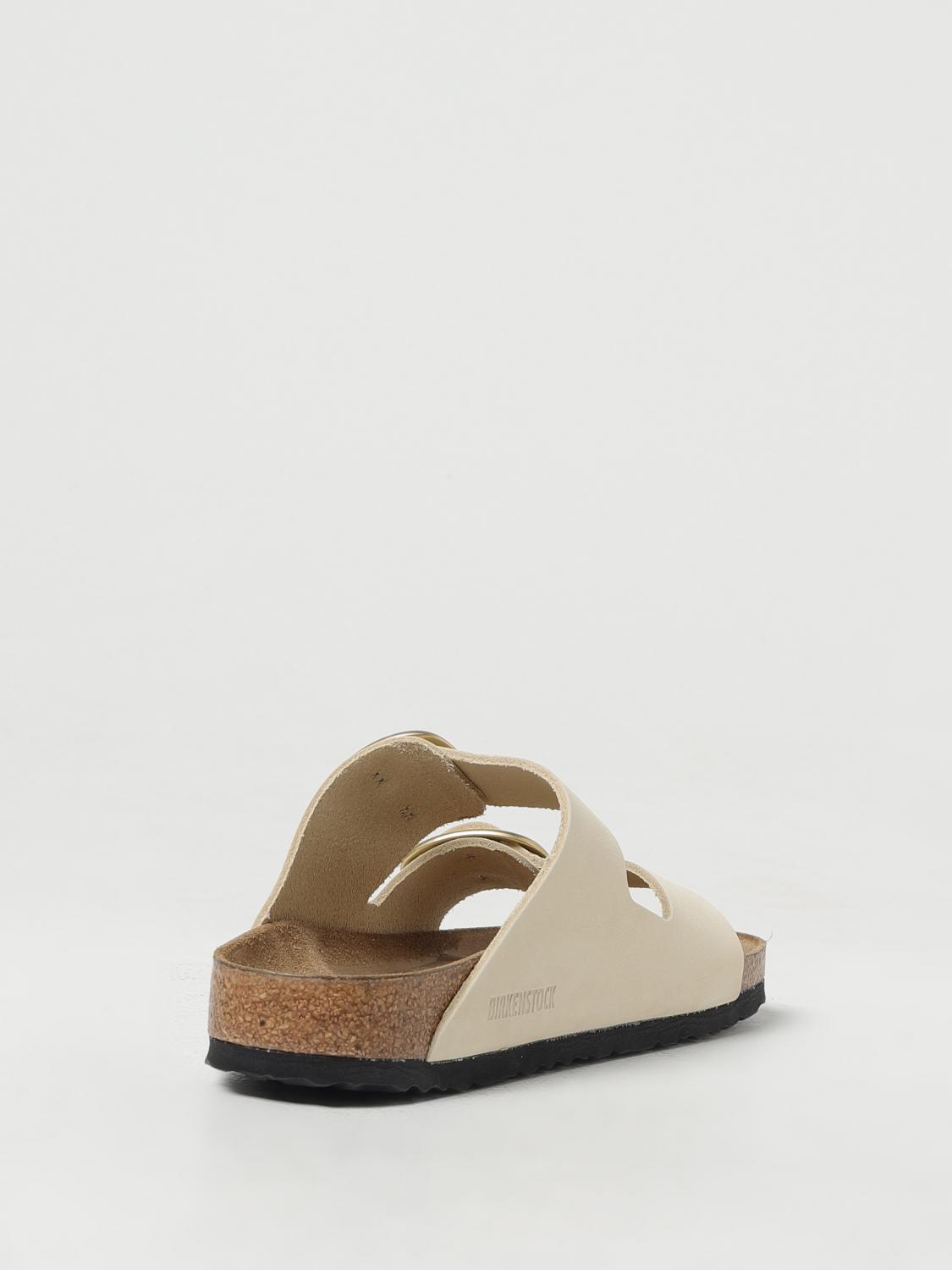 BIRKENSTOCK FLAT SANDAL: Shoes woman Birkenstock, Beige - Img 3