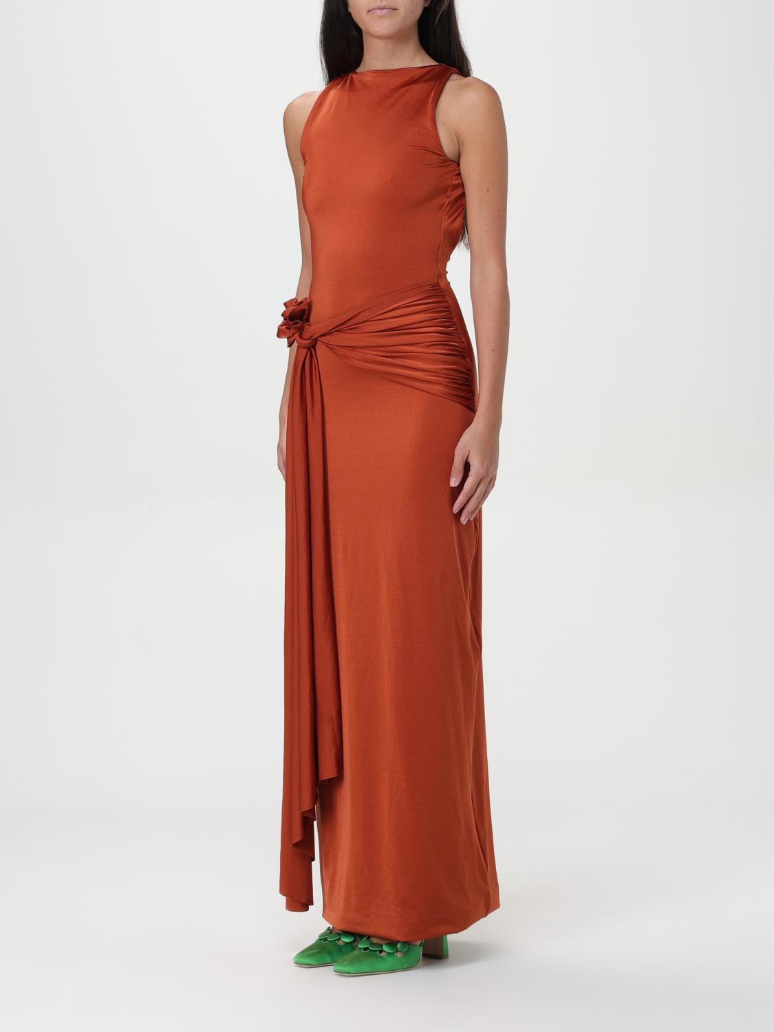 maygel coronel orange dress Maygel Coronel