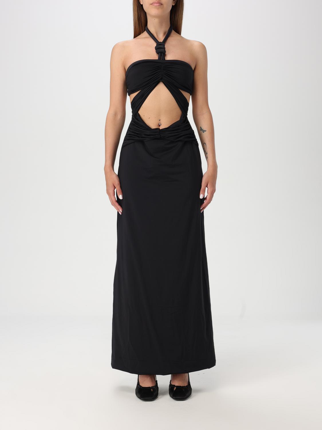 MAYGEL CORONEL: Dress woman - Black | Maygel Coronel dress VT-063-BLK ...