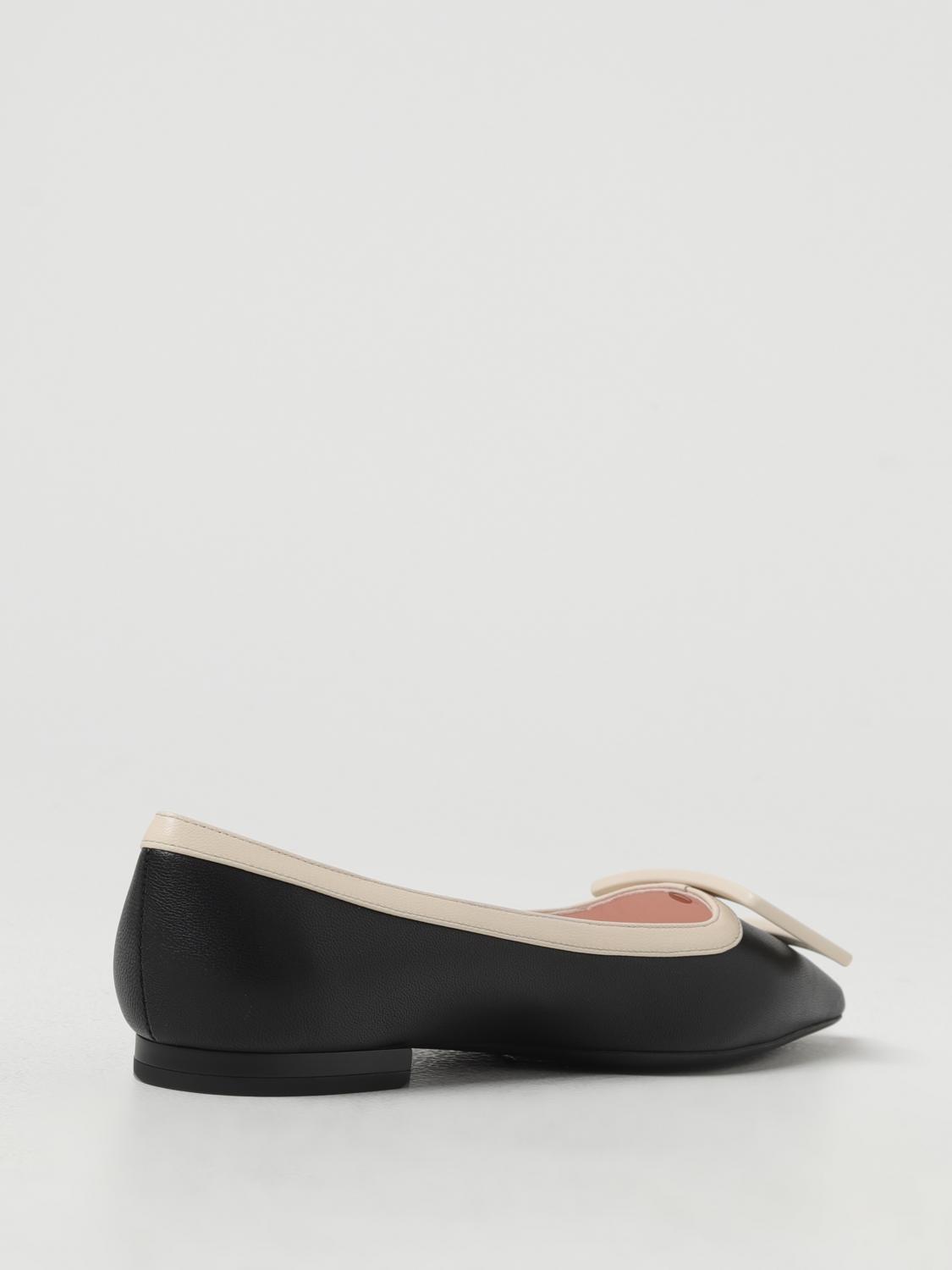 ROGER VIVIER BALLERINE: Ballerine Gommettine bicolor in nappa Roger Vivier, Nero - Img 3